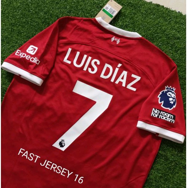 Jual Jersey LIVERPOOL Home + NAMESET FULL PATCH EPL Grade Ori 2023/2024