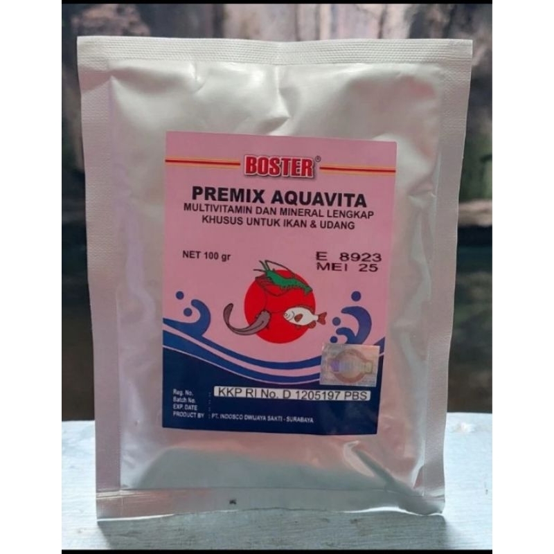 Jual Boster Premix Aquavita Ml Multivitamin Dan Mineral Lengkap