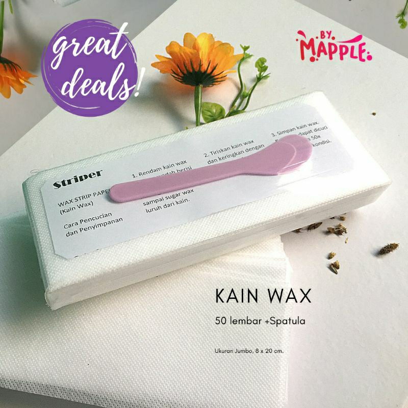 Jual [50 Lembar] Wax Strip / Kain Wax / Kertas Waxing / Waxing Kits