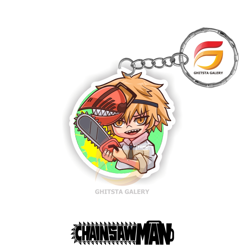 Jual Gantungan Kunci DENJI Chainsawman - Gantungan Kunci Anime ...