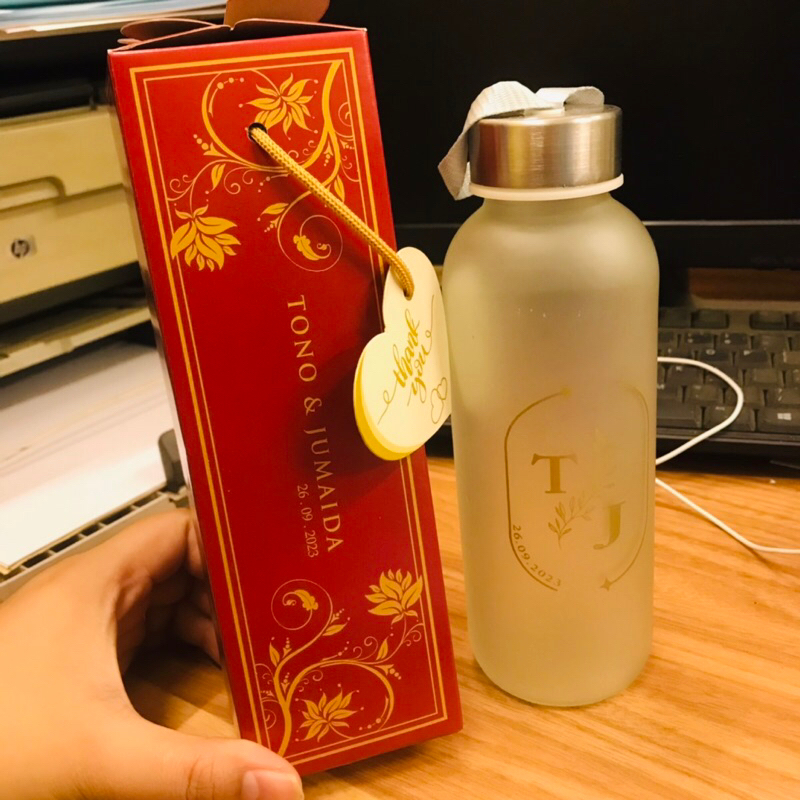 Jual Botol doff custom + Box custom | Shopee Indonesia