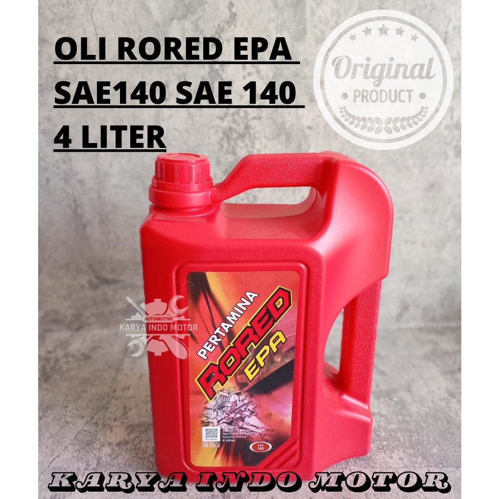 Jual Pertamina Rored Epa Sae Oli Gardan Gear Oil Liter Shopee Indonesia