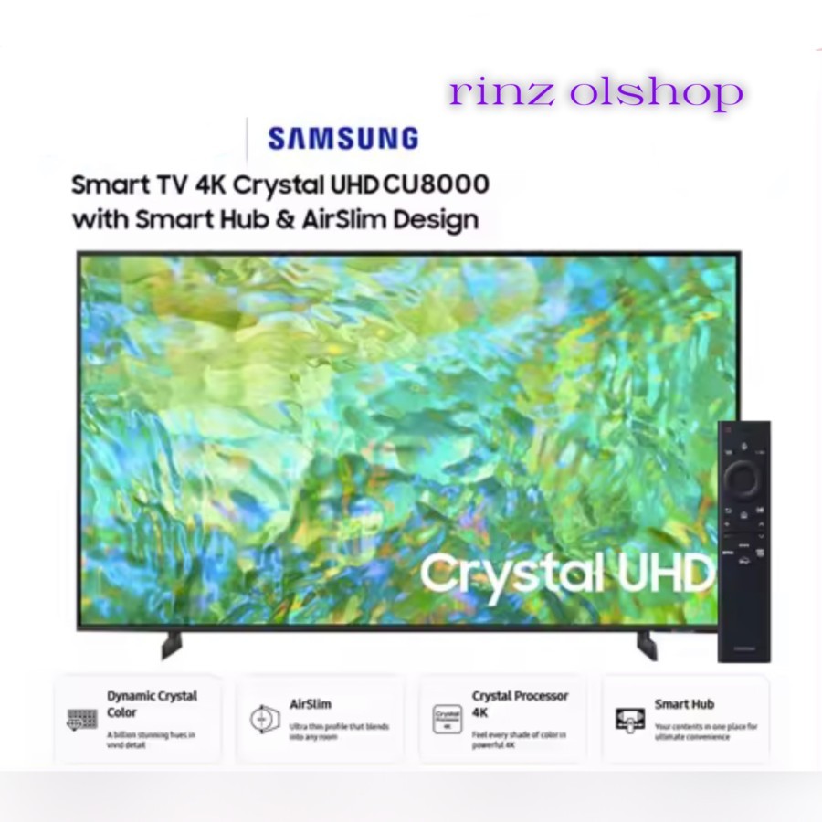 Jual SAMSUNG 43CU8000 CRYSTAL 4K UHD SMART TV 43 Inch UA43CU8000KXXD
