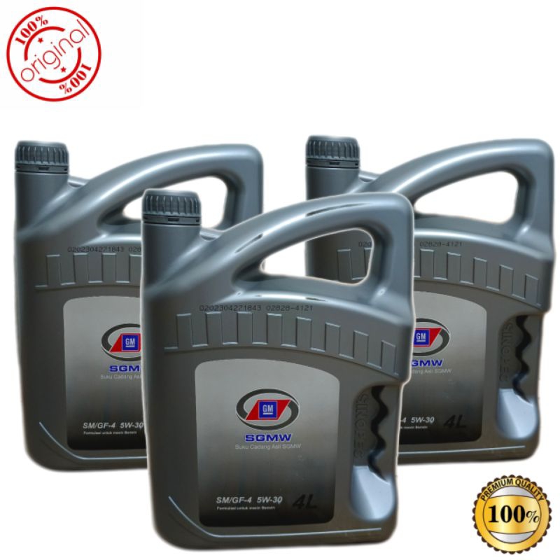 Jual OLI MESIN WULING SGMW SM GF-4 5W-30 formulasi untuk mesin bensin 4 ...