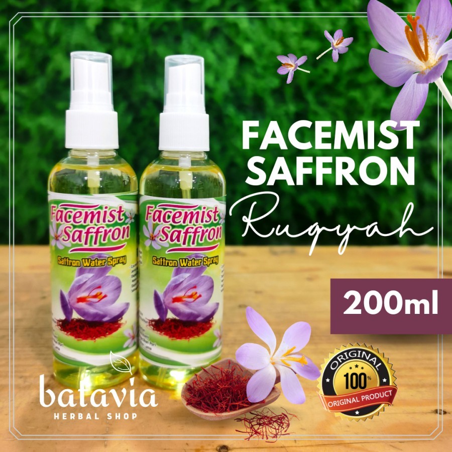 Jual Facemist Saffron Ruqyah Saffron Rose Water Spray Air Mawar 100ml