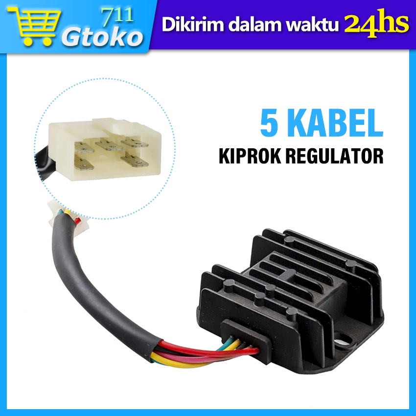 Jual Kiprok Regulator Rectifier Viar Karya DC 5 Kabel 5 Pin Motor Roda
