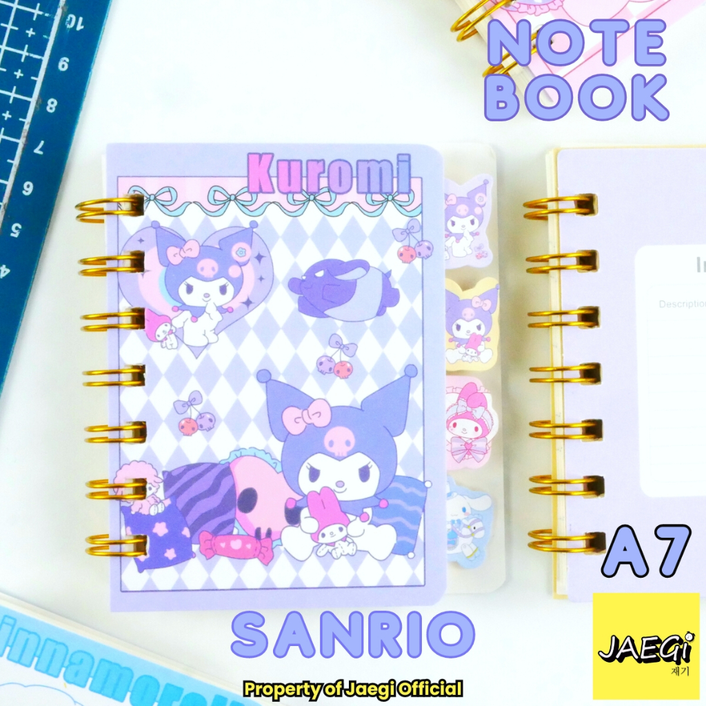 Sanrio Pocket Notebook - A7 - Kuromi