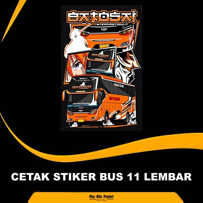 Jual STIKER BUS BASURI 11 LEMBAR | Shopee Indonesia