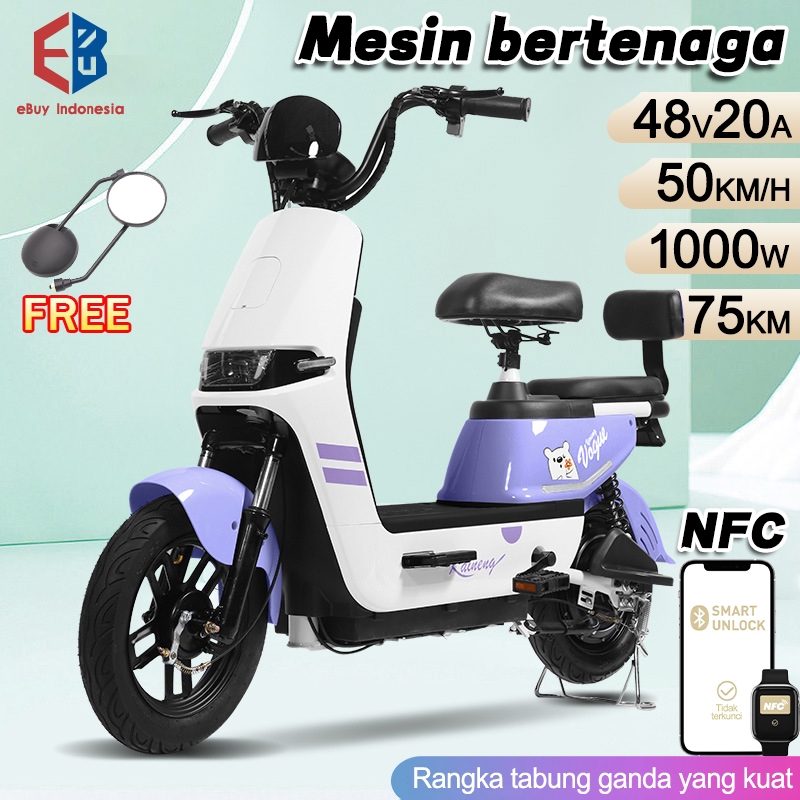 Jual E-Buy - Sepeda Motor Listrik Wanita Yang Trendi Dan Ringan 55 KM/H ...