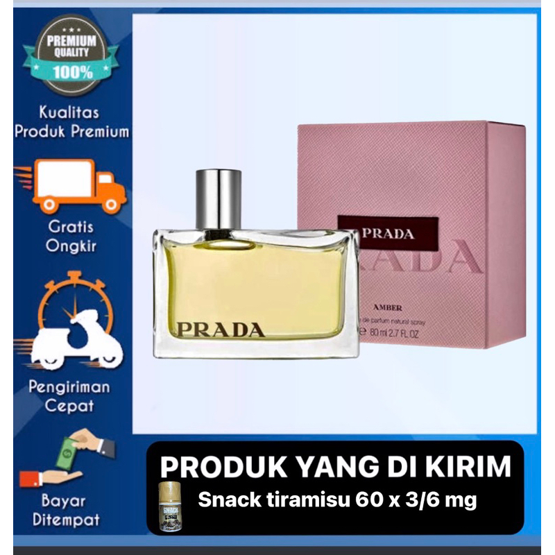 Jual PARFUM 043 Prada Amber Women EDP Shopee Indonesia