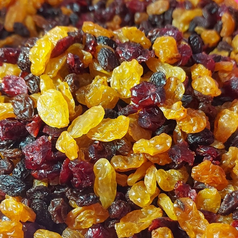 Jual Neo Craisin 1kg(Cranberry + Dark Raisin + Golden Raisin) Cemilan ...
