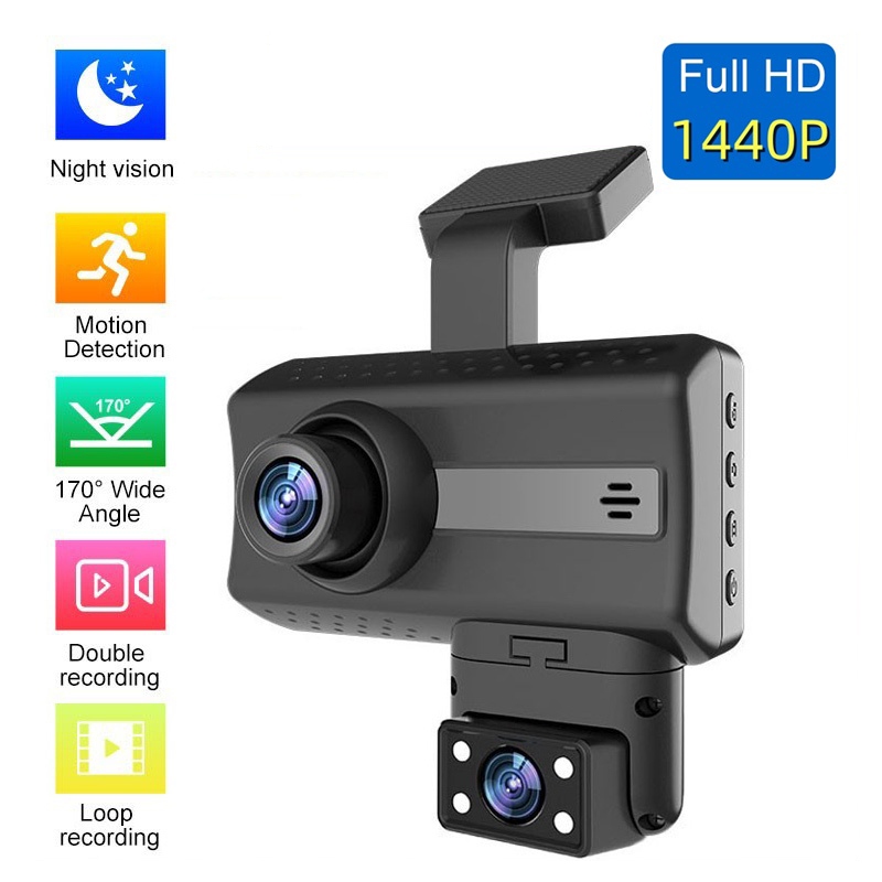 Car Driving Recorder, 1080P Full HD Dash Cam Portable 2.2inch Car DVR  Camera 170° Digital Driving Video Recorder A5 Built-in GPS Recorder Loop