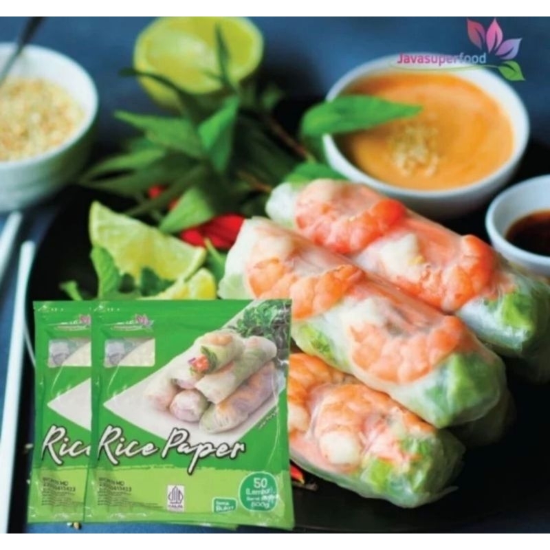 Jual rice paper|rice paper halal|isi 10|rice paper bandung|nuri fruits ...