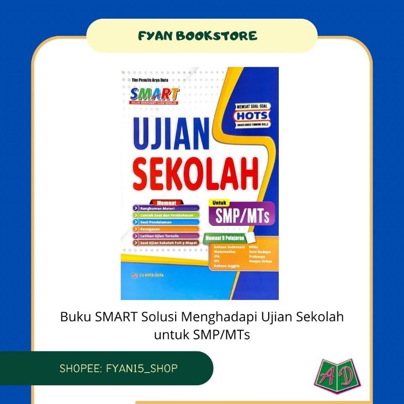 Jual Fyan Book Store: Buku SMART Solusi Menghadapi Ujian Sekolah Untuk ...