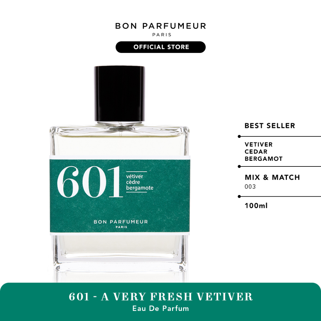 Jual Bon Parfumeur 601: Vetiver, Cedar, Bergamot EDP Shopee