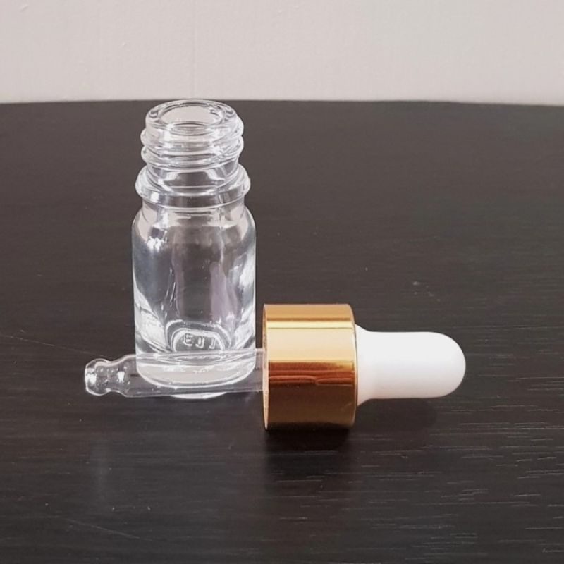 Jual BOTOL PIPET RING GOLD 5ML/BOTOL KACA TEBAL TRAVEL SIZE | Shopee ...