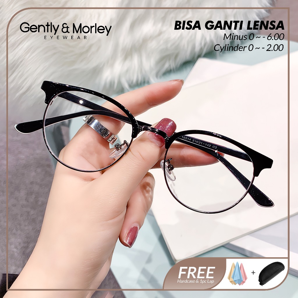 Jual Gently Morley Kacamata Photocromic Lensa Minus Anti Radiasi