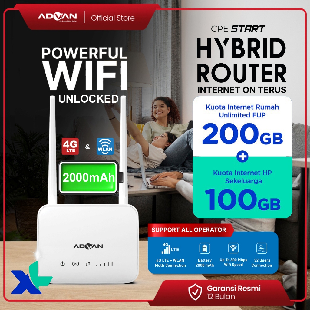 Jual Home Router Wifi XL Home UNLIMITED XL Satu Lite Value Family Smart