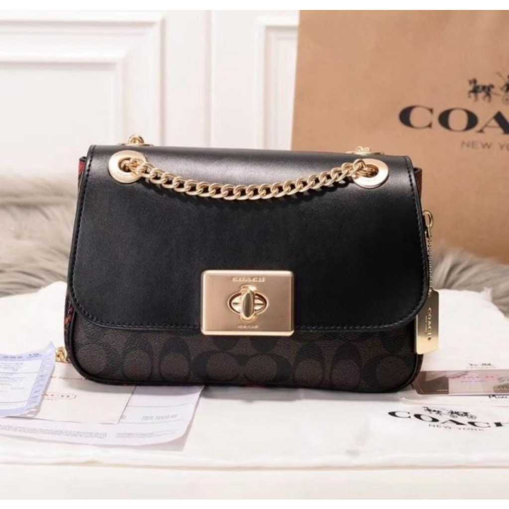 Jual Coach Cassidy Crossbody In Signature Canvas Shopee Indonesia