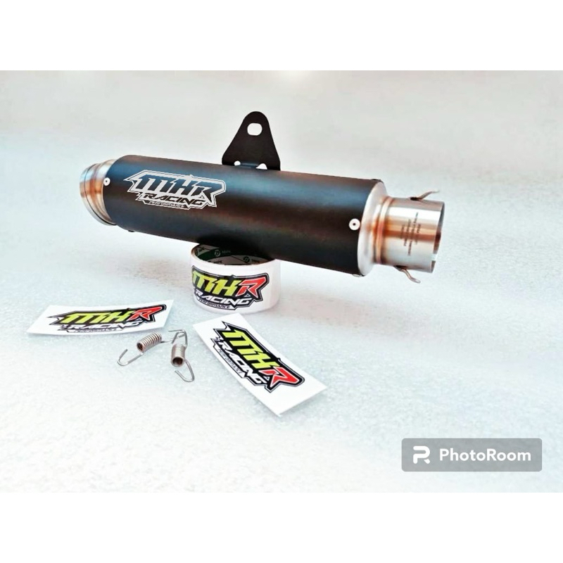 Jual Silincer MHR RACING Tipe CR 2 pro Black Doff Stainles | Shopee ...