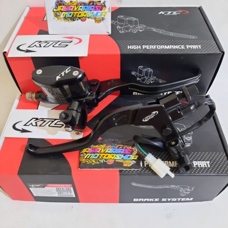 Jual ORIGINAL MASTER REM KTC RACING ZEN SERIES TABUNG OVAL 14MM 1SET ...