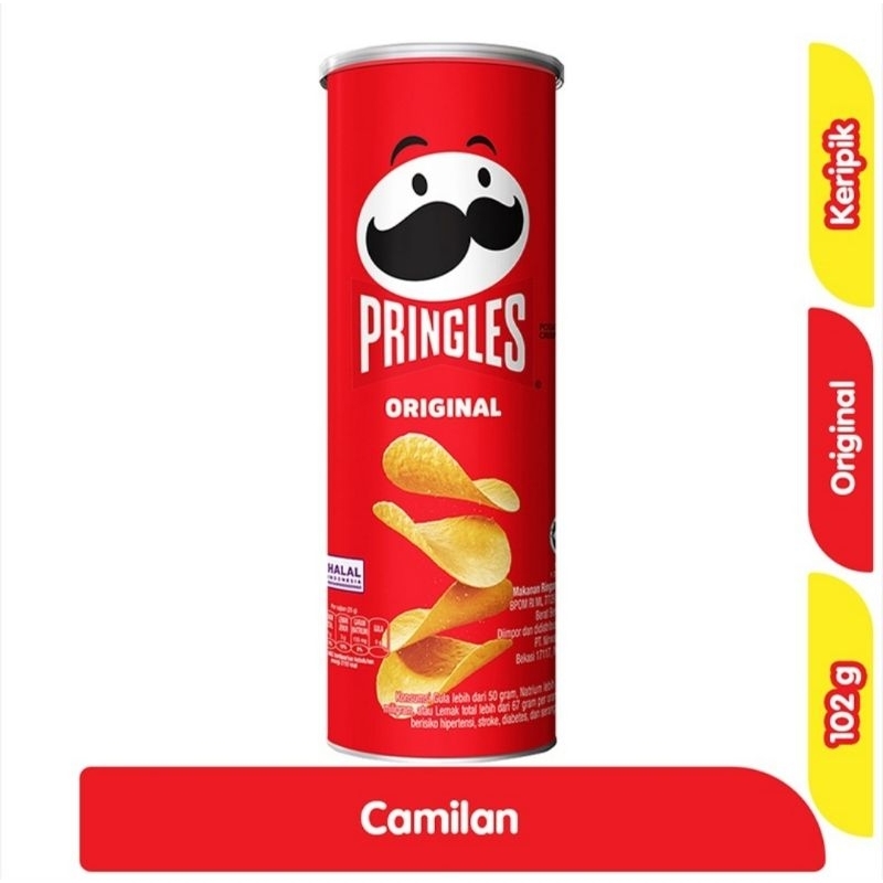 Jual Pringles Original 107gr Pringles Keripik Kentang Shopee Indonesia