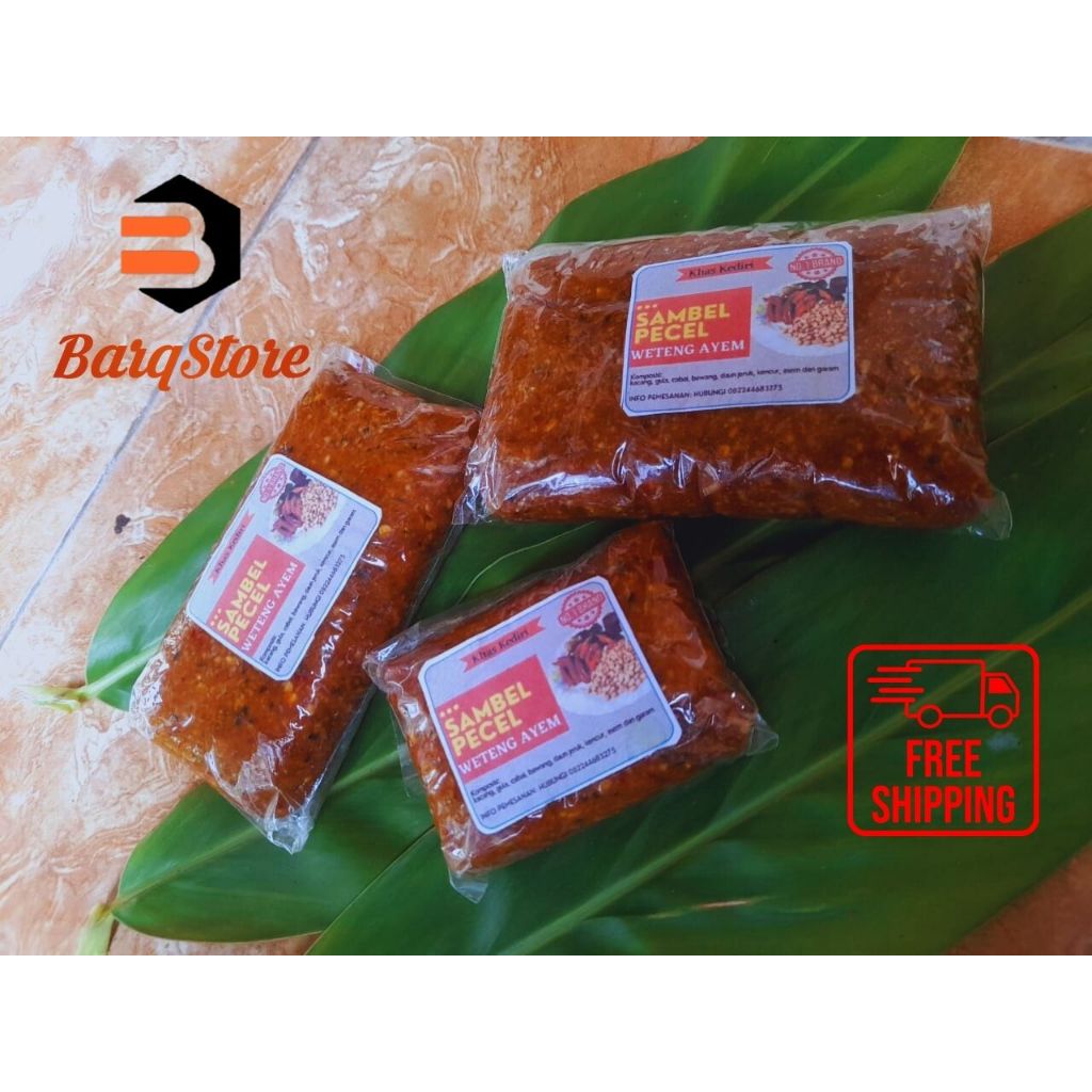 Jual Sambal Pecel Khas Kediri Berat 100 Gram Weteng Ayem | Shopee Indonesia