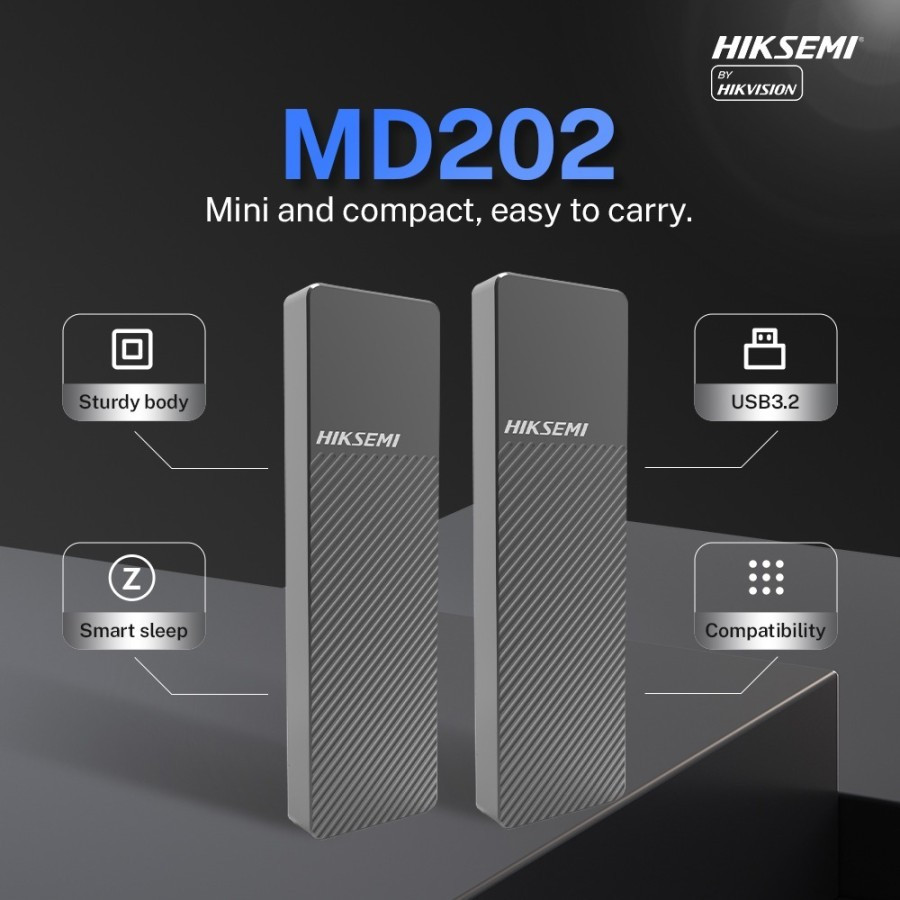 Jual Enclosure SSD Hiksemi MD202 - NVMe 10Gbps USB 3.2 & Type C ...