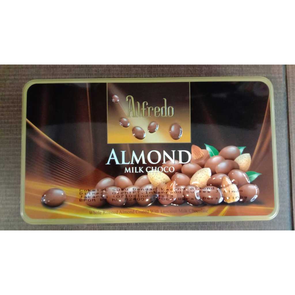 Jual Coklat Alfredo almond milk choco 180g Shopee Indonesia