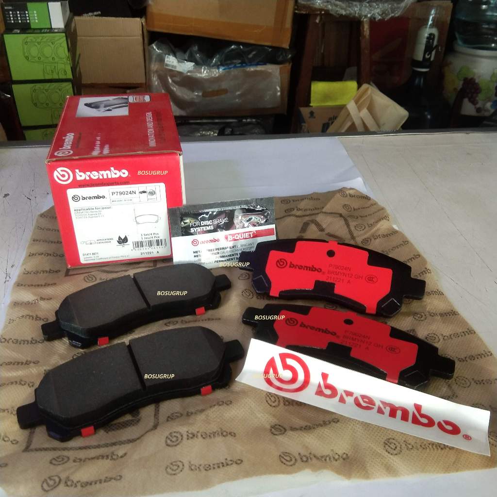 Jual BRAKE PAD DEPAN BREMBO TOYOTA AVANZA XENIA RUSH TERRIOS LAMA