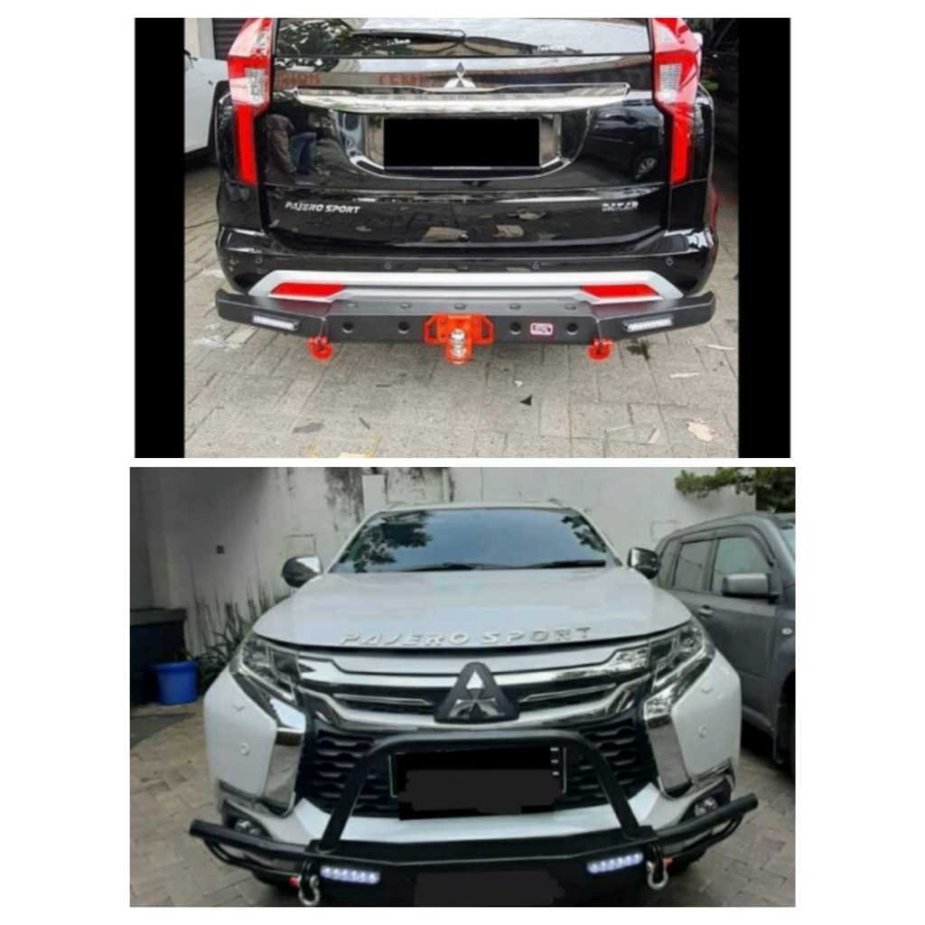 Jual Paket Bumper Depan Offroad Dan Towing Belakang Overland Pajero ...