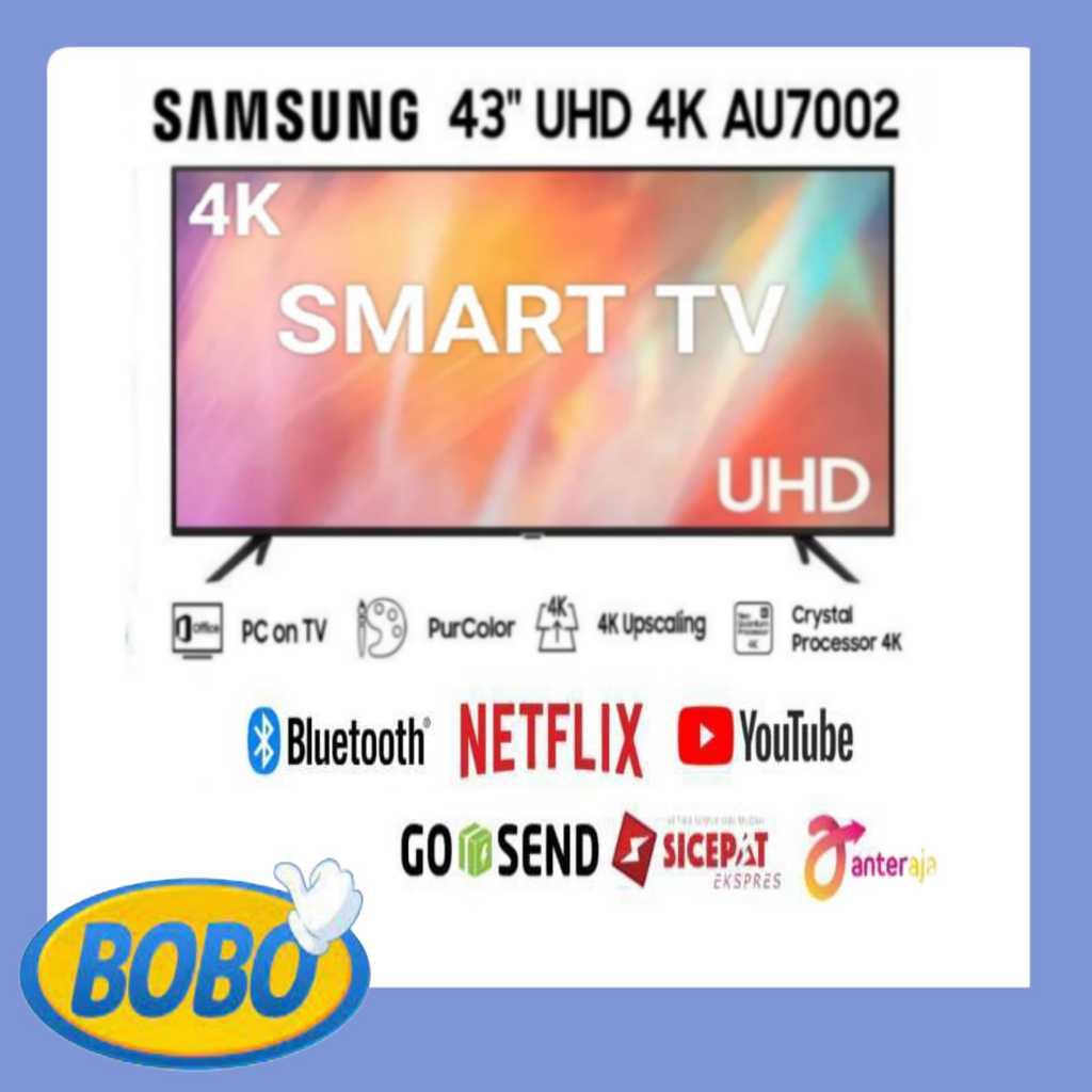 Jual SAMSUNG 43AU7002 SMART LED TV 43 inch Crystal UHD 4K - AU43UA7002K ...