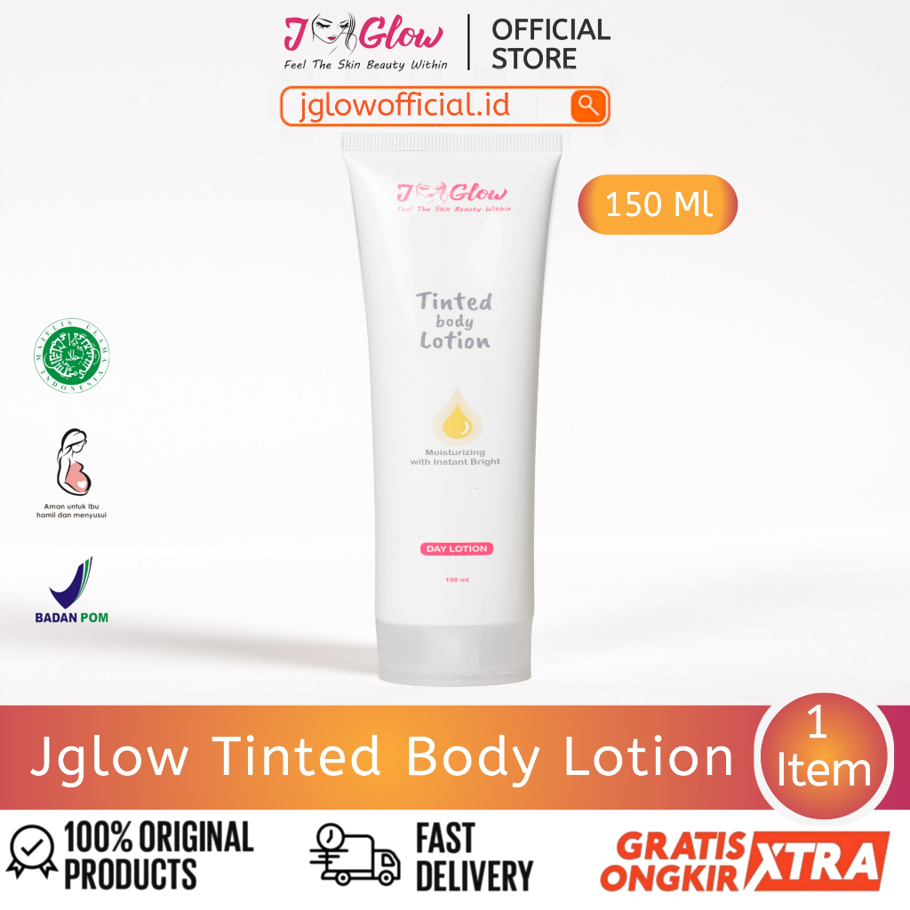 Jual Jglow Skincare Tinted Body Lotion 150ml Shopee Indonesia