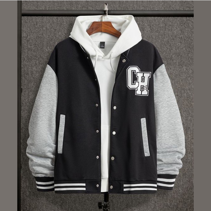 Jaket shop varsity hoodie