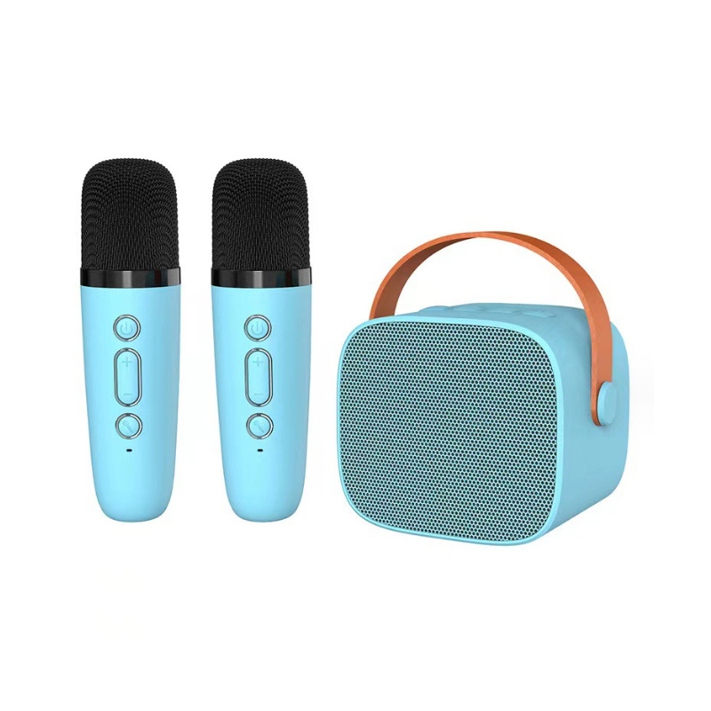 Jual New Mic Speaker karaoke bluetooth mini full bass portable wireless ...