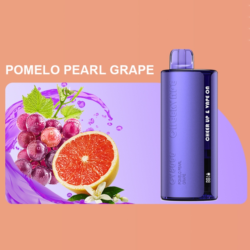 Jual CHEERVAPE 8000puffs Pomelo Pearl Grape Disposible Pods 100