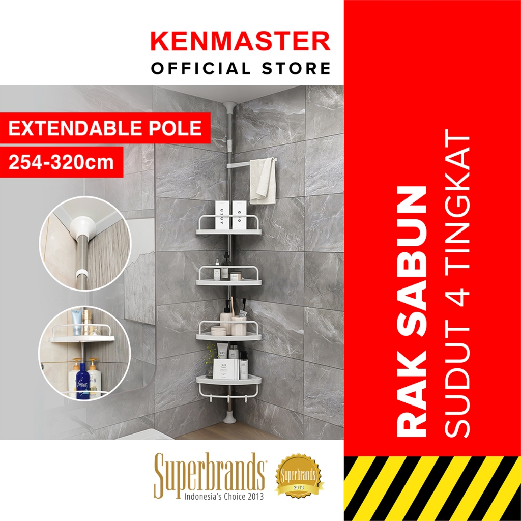 Jual Hanger Gantungan Kamar Mandi Multi Corner Shelf GY188 RAK035 Shopee Indonesia