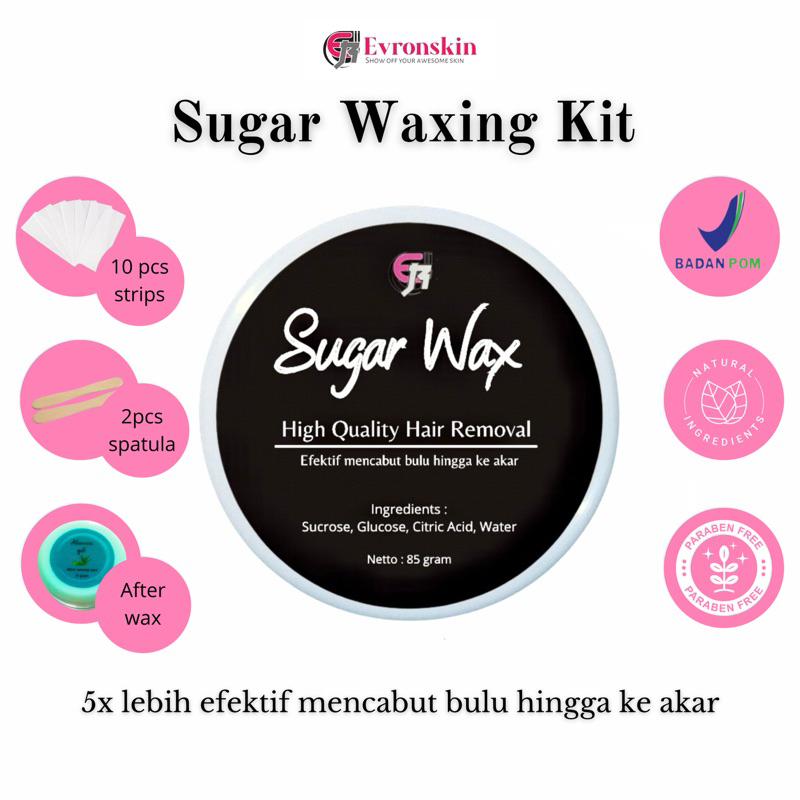 Jual Evronskin sugar wax 𝐁𝐏𝐎𝐌 sugar waxing ketiak hair removal