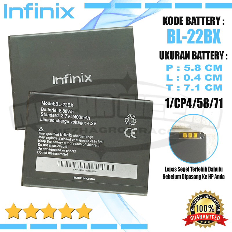 Jual Battery Original Infinix Bl Bx Bl Bx For Type Infinix Hot