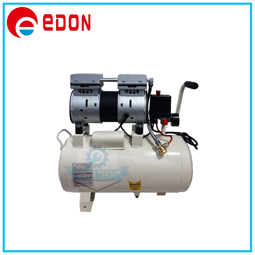 Jual Air Compressor Silent 3/4 HP 25 Liter EDON ED550-25L Kompresor ...