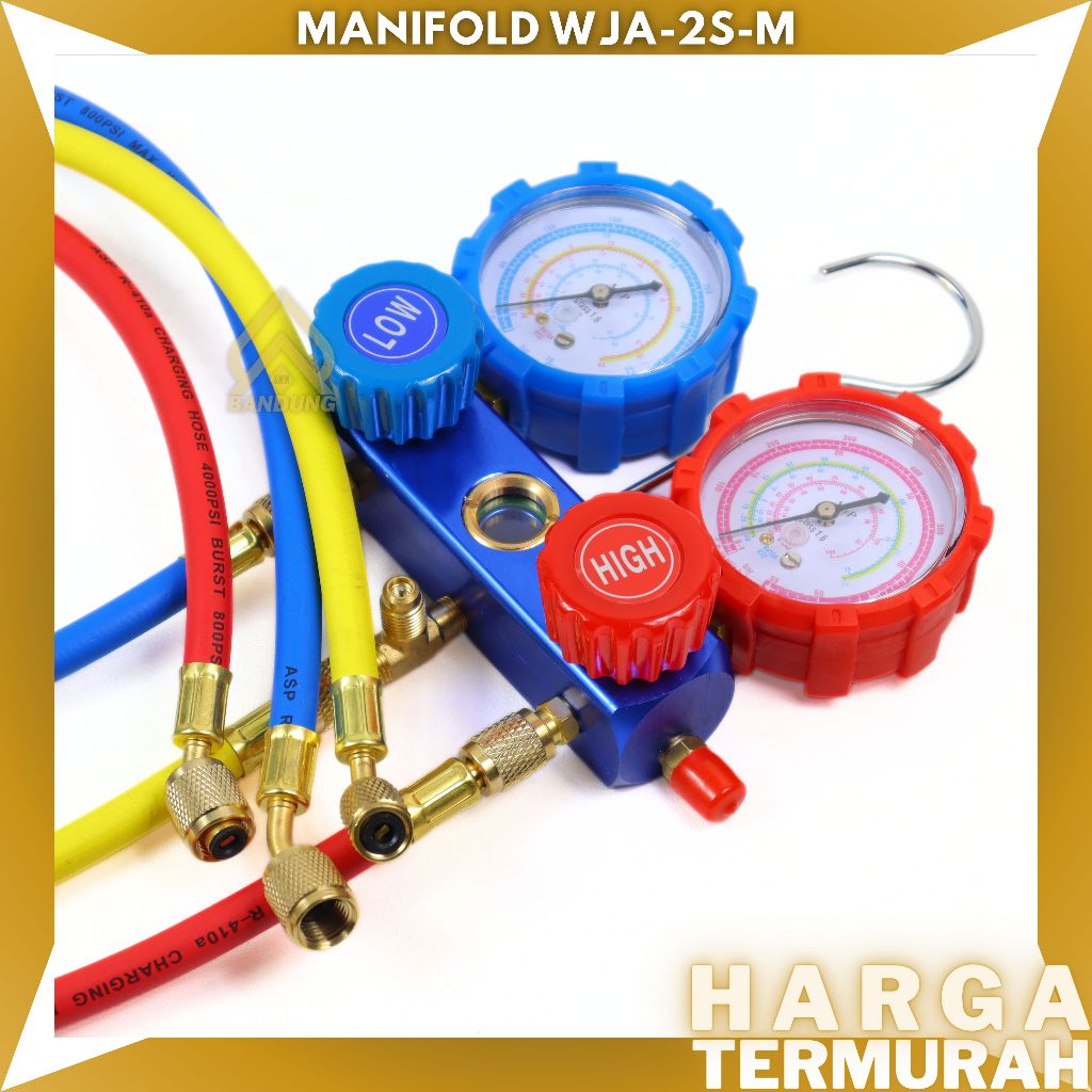 Jual MANIFOLD DOUBLE TEKANAN TINGGGI R32 & R410 PREMIUM CLASS ...