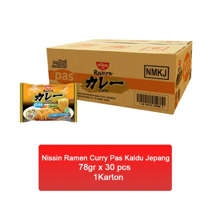 Jual Nissin Mie Instan Ramen Curry Takoyaki Kaldu Ayam Jepang 78g 1 Dus