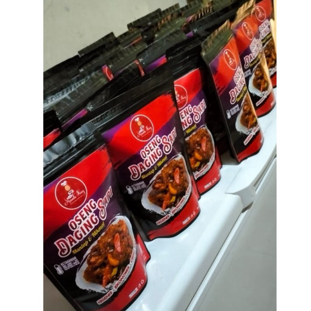Jual Oseng Mercon Daging Sapi By Mamih Iboy 250 Gram | Shopee Indonesia