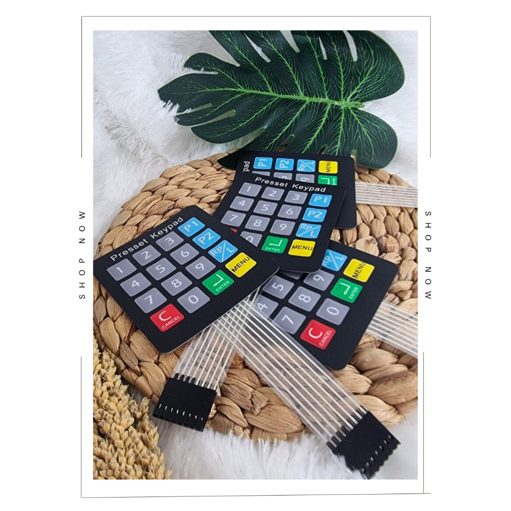 Jual KEYPAD POM MINI 4X4 KEYPAD MEMBRAN ARDUINO KEYPAD PERTAMINI ...