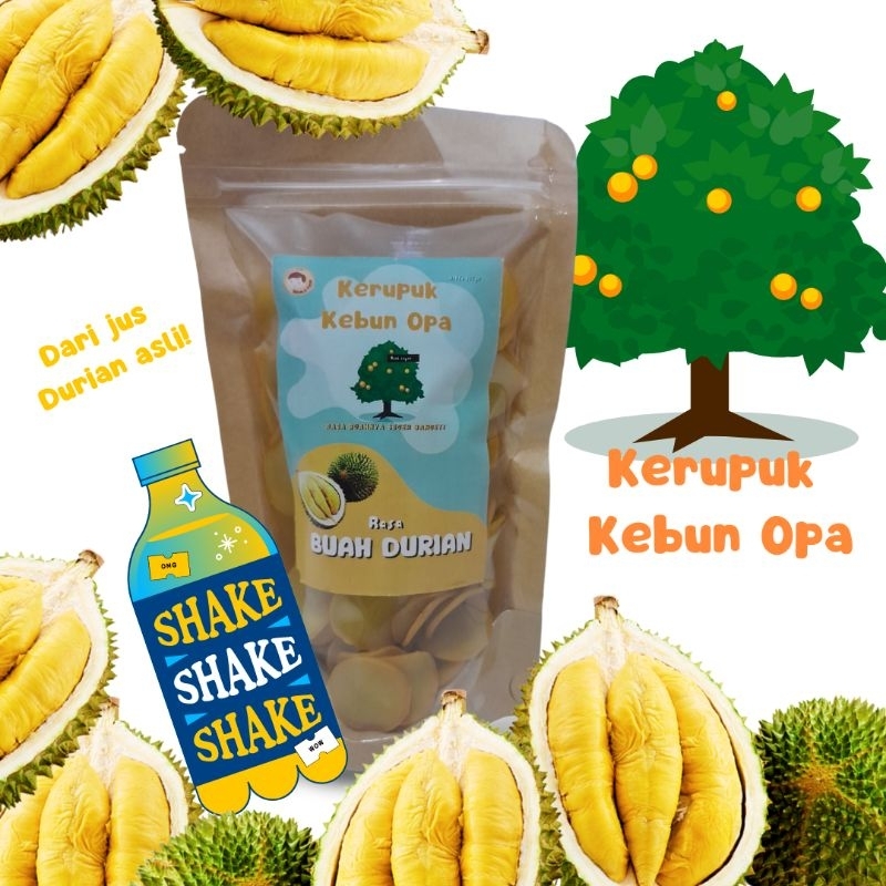 Jual Kerupuk Kebun Opa Kerupuk Buah Instant Tanpa Jemur Rasa Anggur