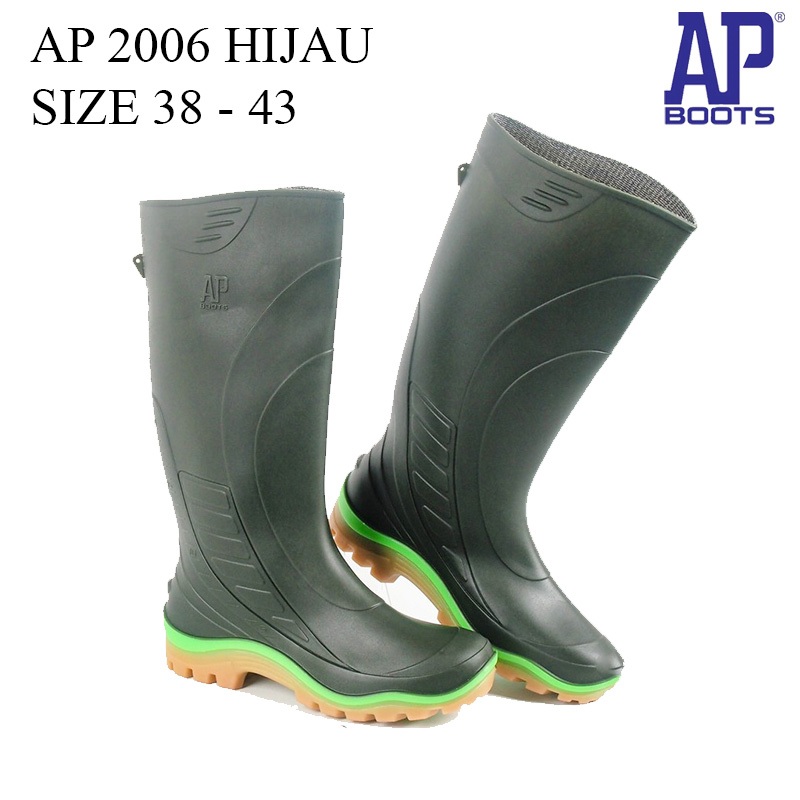 Jual AP Boots 2006 Triwarna Centimeter / Boot Hijau Panjang | Shopee ...