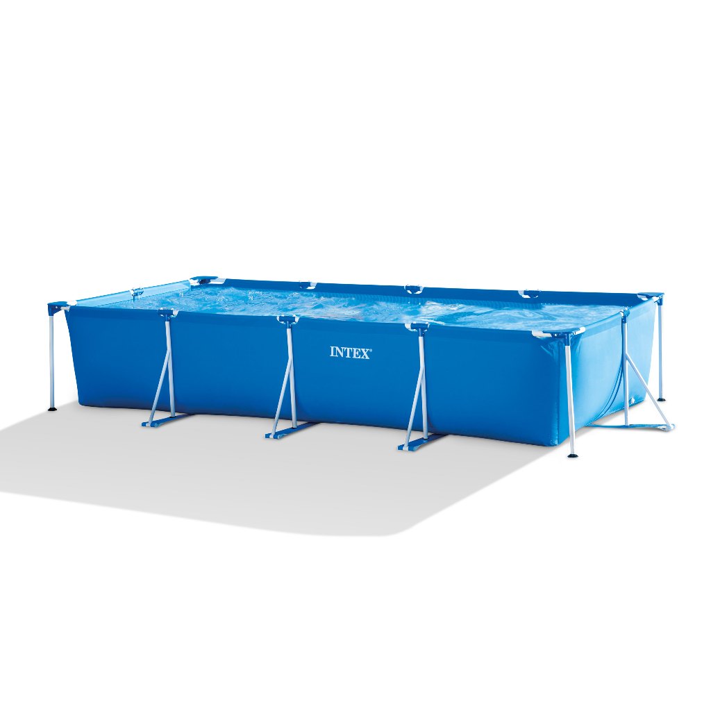 Jual INTEX Kolam Renang Portable Rectangular Frame Pool 28273 AGP ...