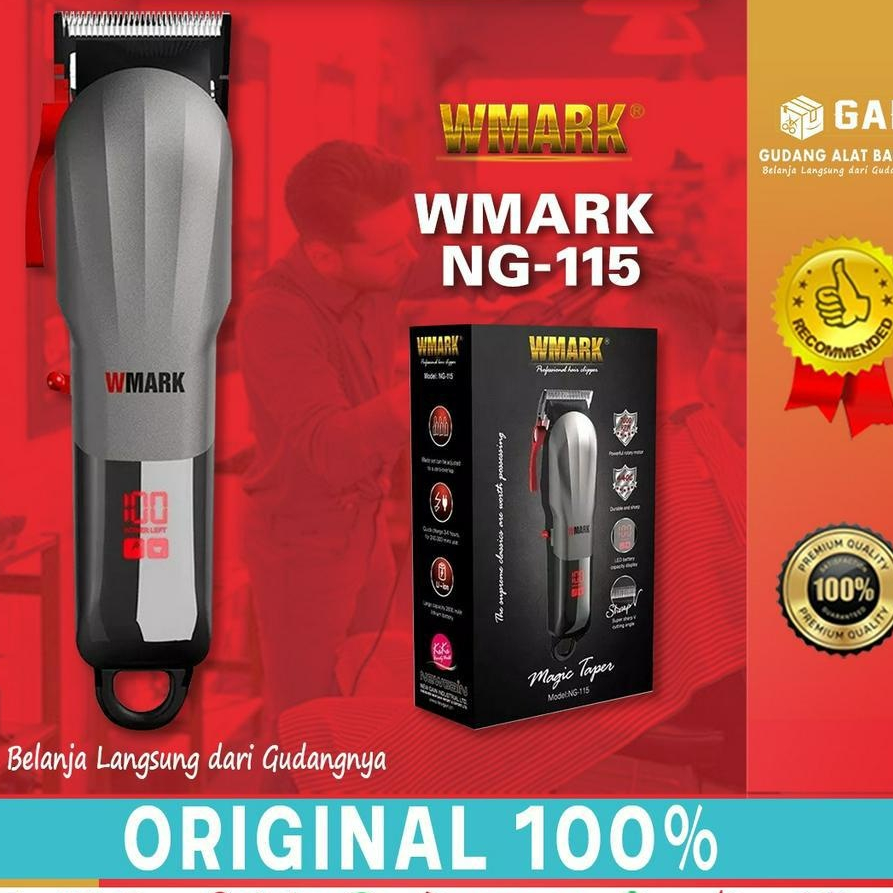 Jual Mesin Cukur Rambut Hair Clipper Wmark Ng Alat Cukur Pangkas