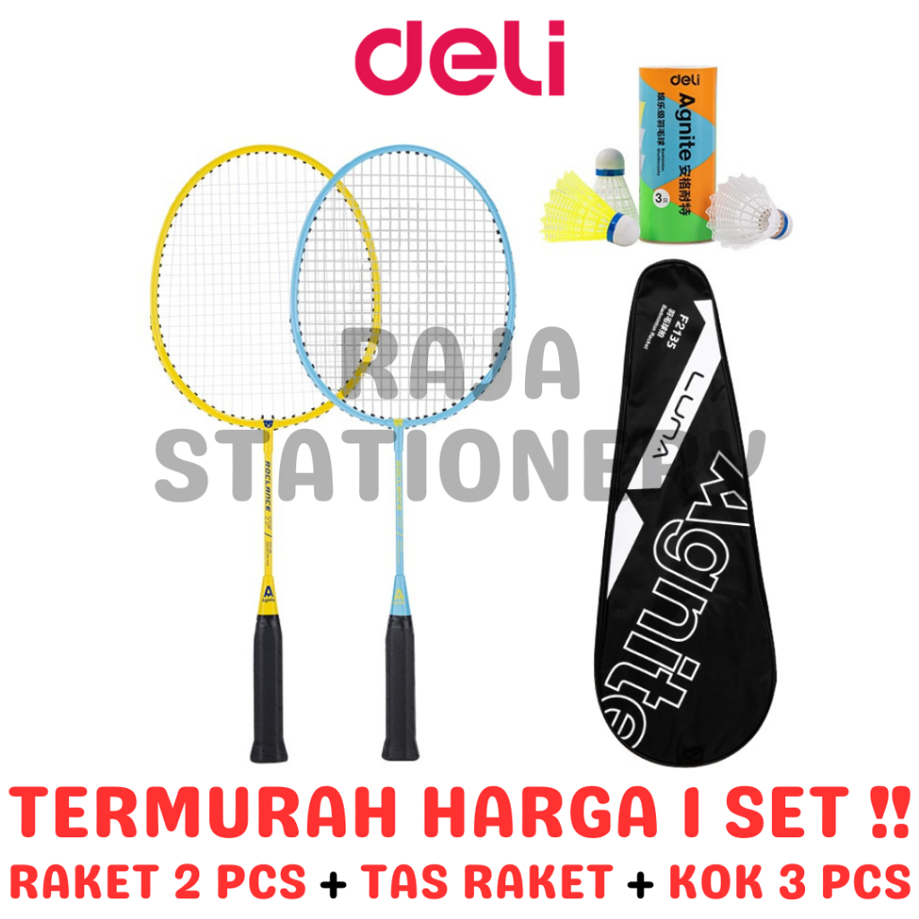 Jual Deli Agnite Badminton Racket / Raket Bulu Tangkis Raket Badmin ...