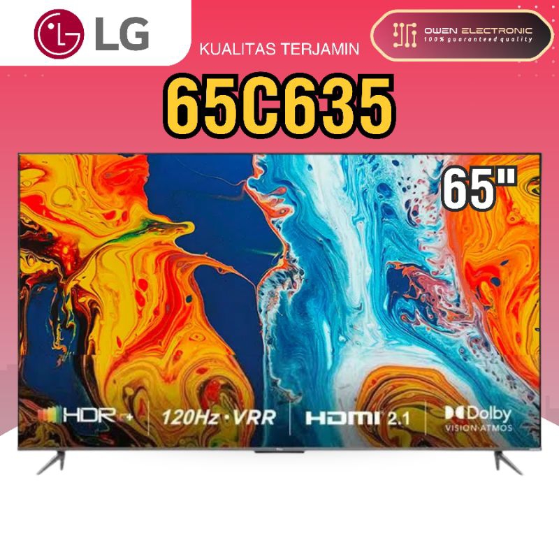 Jual TCL 4K QLED TV 65C635 Google TV 65 Inch | Shopee Indonesia